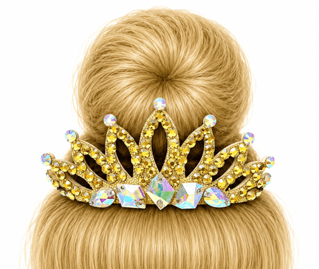 Hairbun Crown Crystal Accessory 505 - OneSports - dubai