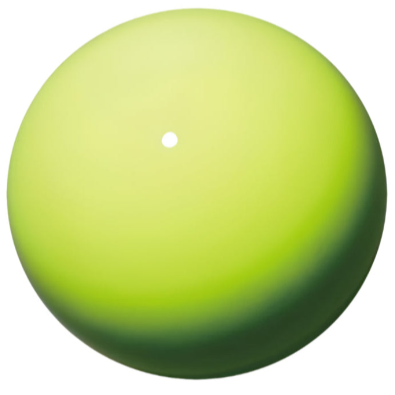 15cm Lime Yellow Ball M-20C