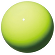 15cm Lime Yellow Ball M-20C - OneSports - dubai