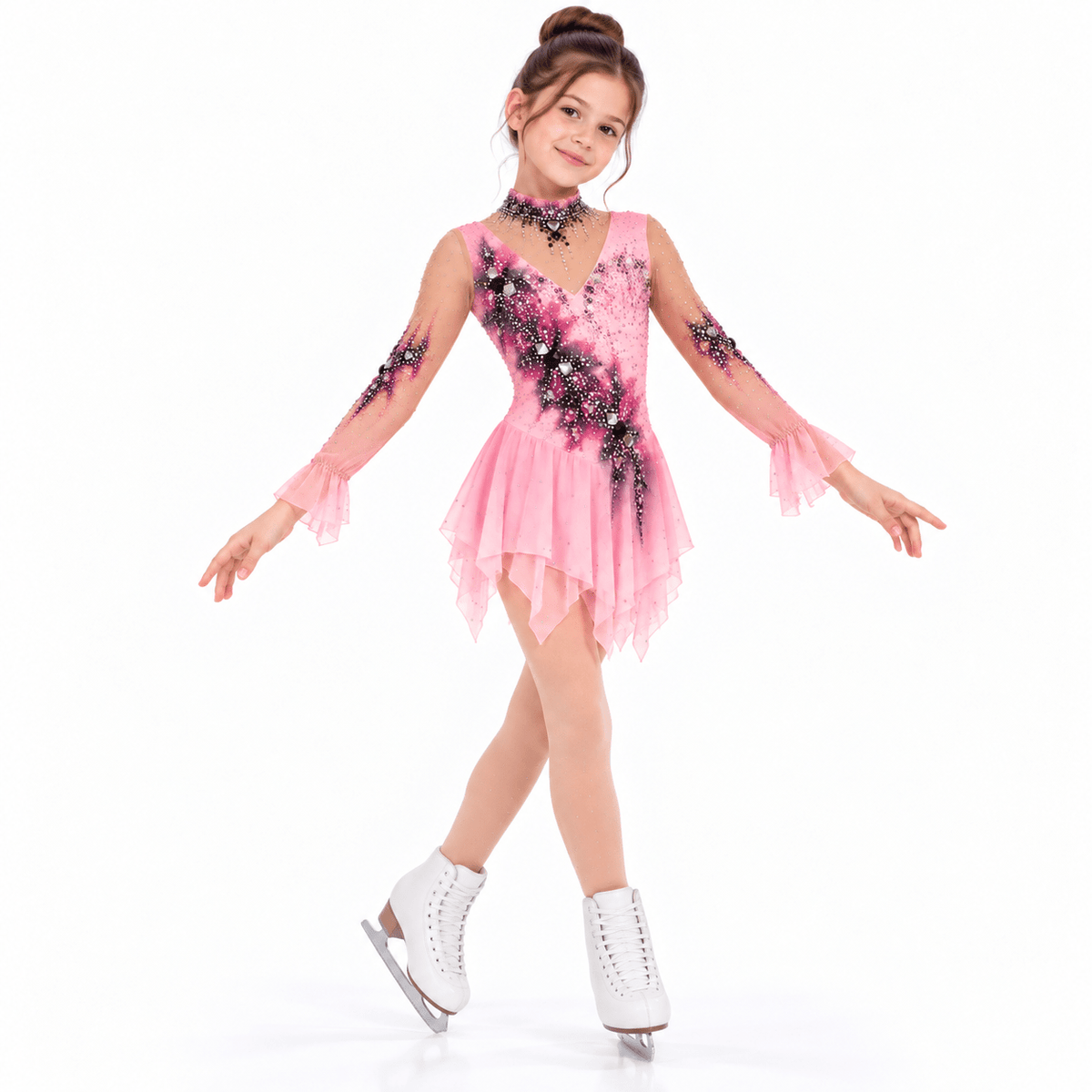 123-128 cm Figure Skating Dress Rotation - OneSports - #dubai