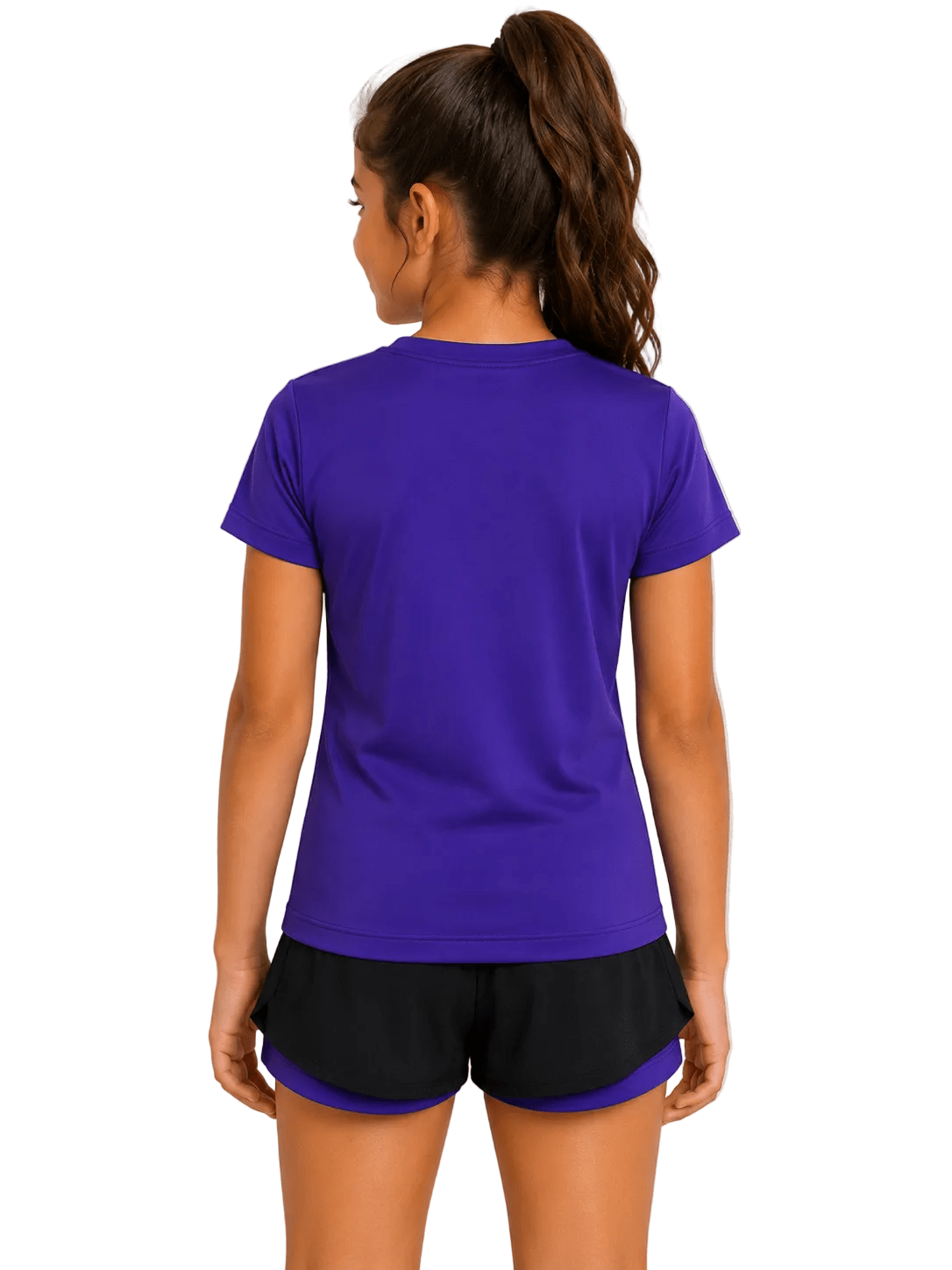 Sports Dry Fit Purple Shirt Wish - OneSports - dubai