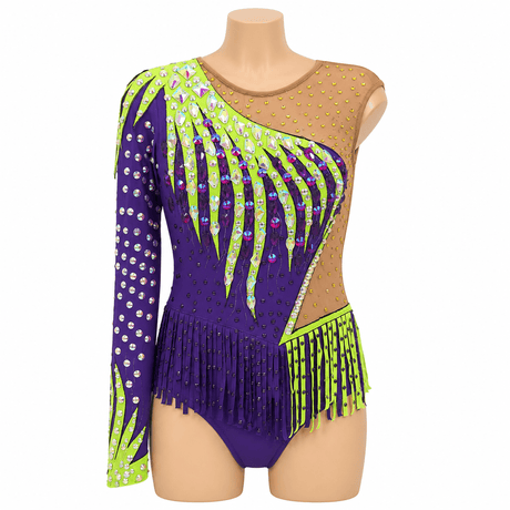 125-130 cm Competition Leotard Trinity - OneSports - dubai