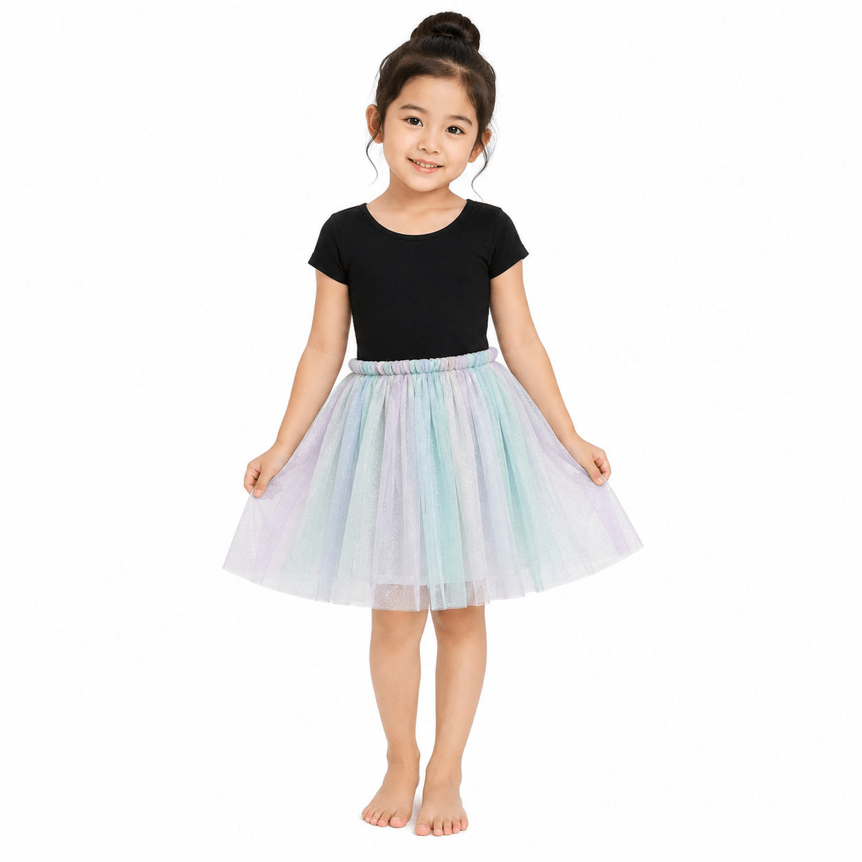 Blue Unicorn Tulle Party Girls Skirt - OneSports - #dubai