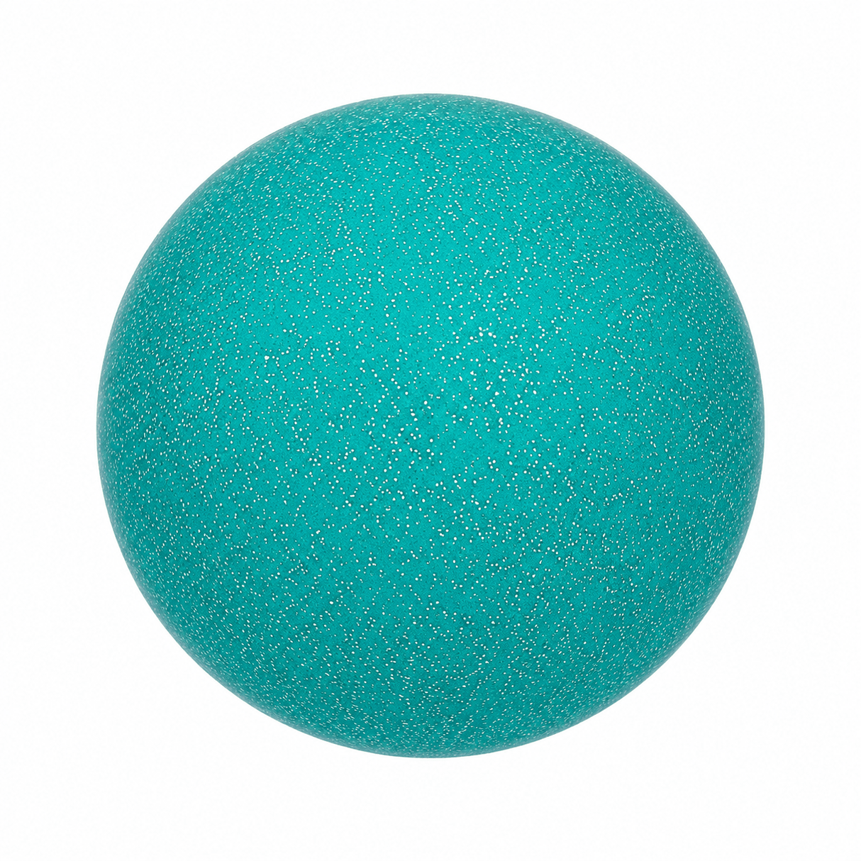 18.5 cm Aquamarine Glitter Rhythmic Gymnastics Ball VNT - OneSports - dubai