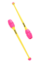 verba 36.4cm rhythmic gymnastics clubs pink yellow by OneSports UAE