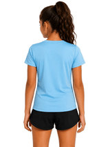 Sports Dry Fit Blue Shirt Wish - OneSports - dubai