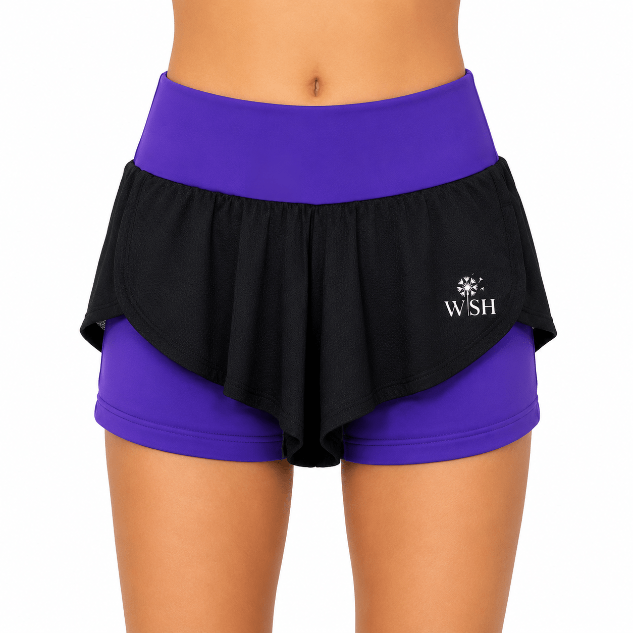 Purple Sports Shorts WISH - OneSports - dubai