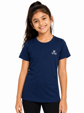 Sports Dry Fit Navy Blue shirt Wish - OneSports - dubai