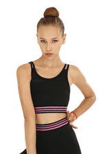 girls gymnastics dance crop top comfy fit bessie twin onesports