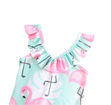 Blue Flamingo Swimsuit