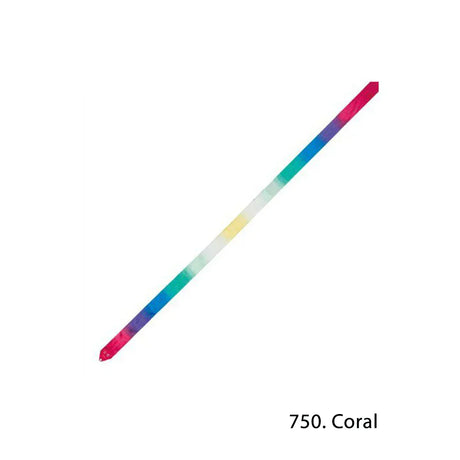 chacott 6m coral gradient ribbon 750 for rhythmic gymnastics onesports uae
