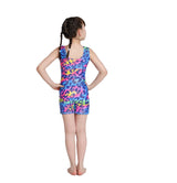 Animal print gymnastics unitard Domain by Diva Sports designed for flexible movement from OneSports.ae