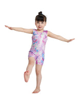Girls pink gymnastics unitard Magnolia by Diva Sports available at OneSports UAE