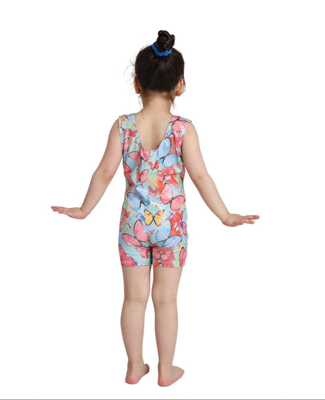 Diva Sports Unitard Garden gymnastics outfit with lightweight stretch fabric for girls sold on OneSports.ae