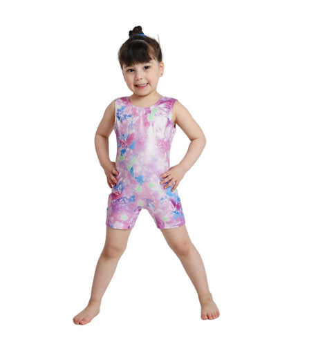 Diva Sports Magnolia pink cotton gymnastics unitard for girls by OneSports UAE