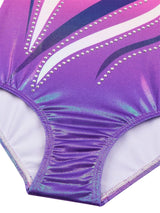 Sleeveless girls gymnastics leotard Diva Sports Verdy pink purple from onesports.ae