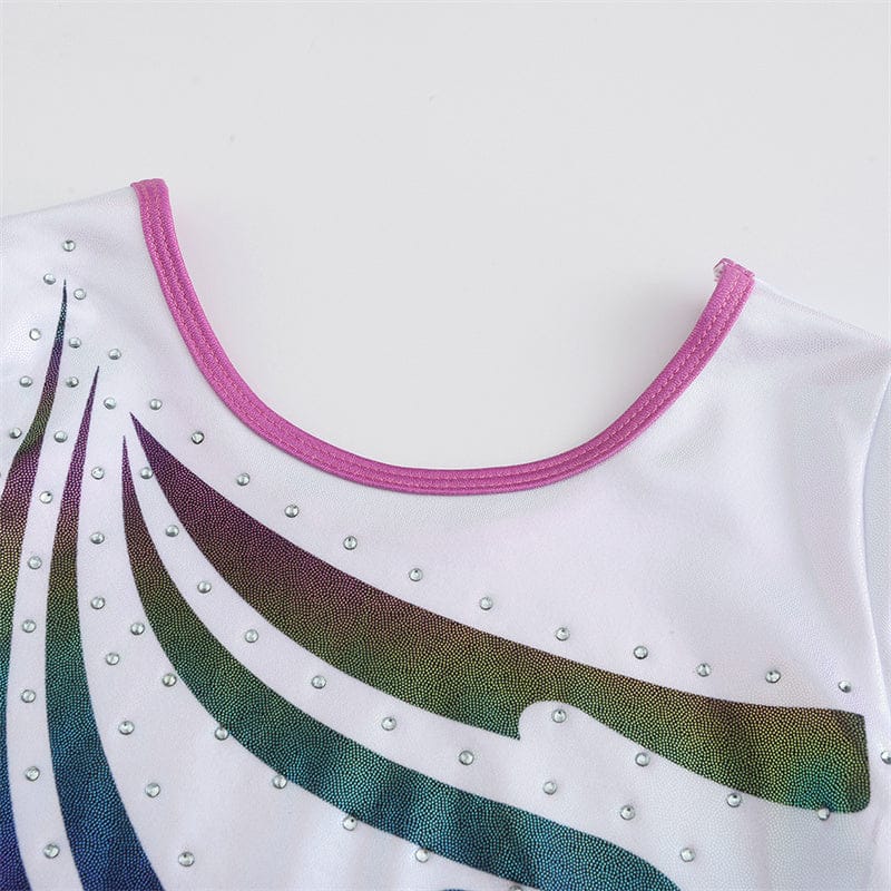 Diva Sports Zyra leotard and shorts gymnastics set for training and competitions by onesports.ae