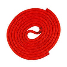 venturelli fIG approved rhythmic gymnastics red rope 3m nylon for competition by onesports.ae