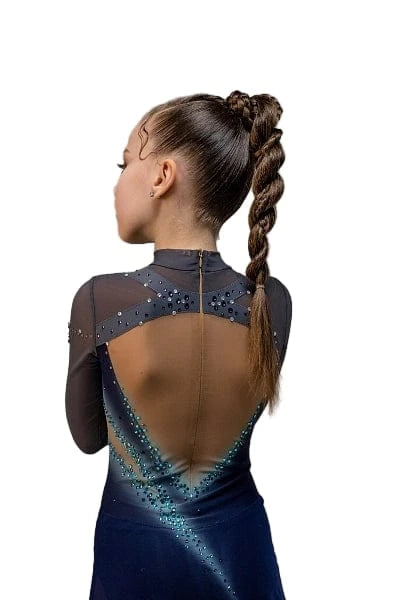 141-146cm Figure Skating Dress Iceland