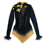 147-158cm Figure Skating Dress Black Dream