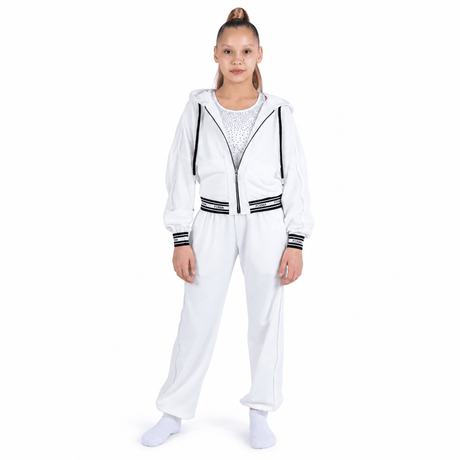 Forma Premium White Hoodie & Pants Stylish Sports Set - OneSports - #dubai