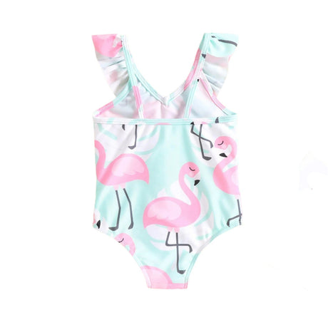 Blue Flamingo Swimsuit - OneSports - dubai