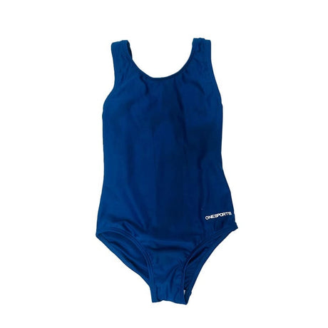 Navy Blue Girls Swimsuit - OneSports - dubai