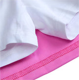 Skirt shorts hot pink for girls with built in white inner shorts available on OneSports.ae