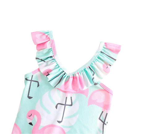 Blue Flamingo Swimsuit - OneSports - dubai