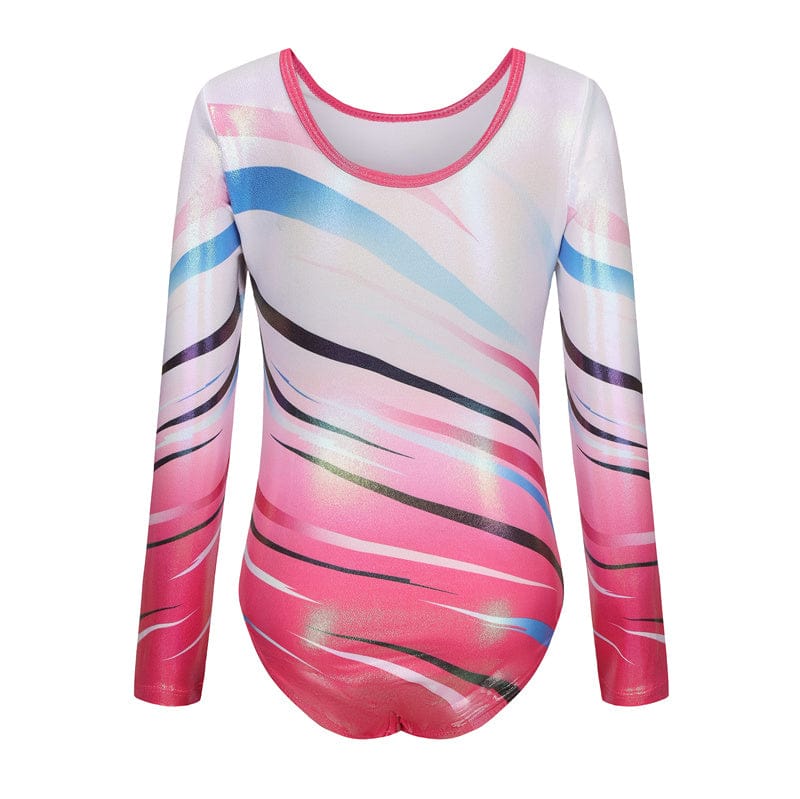Diva Sports Linea gymnastics training set in white and pink sold online at OneSports.ae