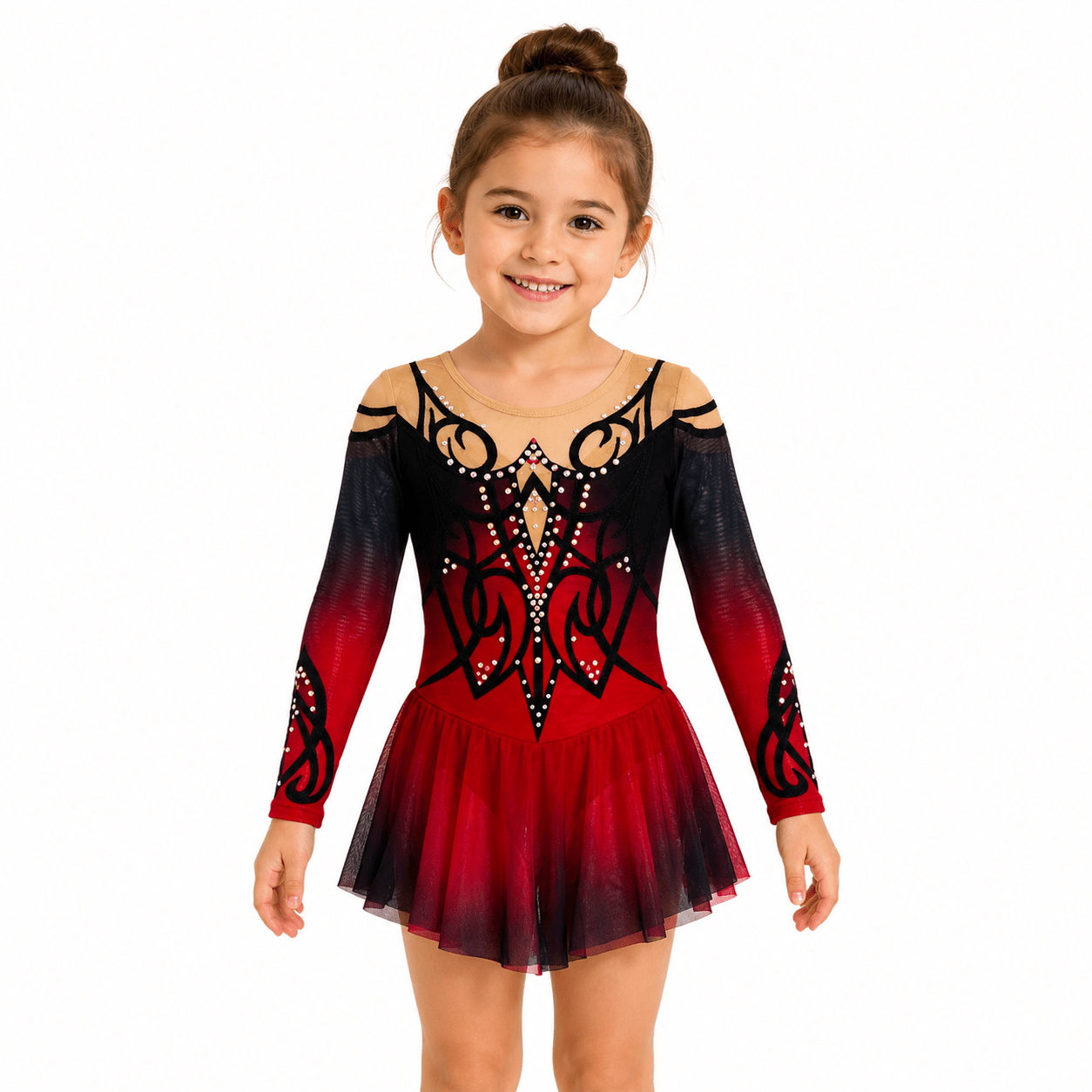 113-122 cm Figure Skating Dress Solana - OneSports - dubai