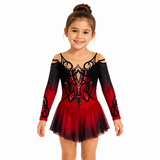 113-122 cm Figure Skating Dress Solana - OneSports - dubai