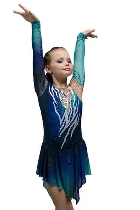 123 - 128 cm Figure Skating Dress Maverique - OneSports - dubai