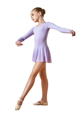 girls dance leotard cotton stretch with mesh skirt domenica by onesports uae