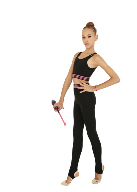 girls black gymnastics leggings nelly galaxy collection by onesports uae