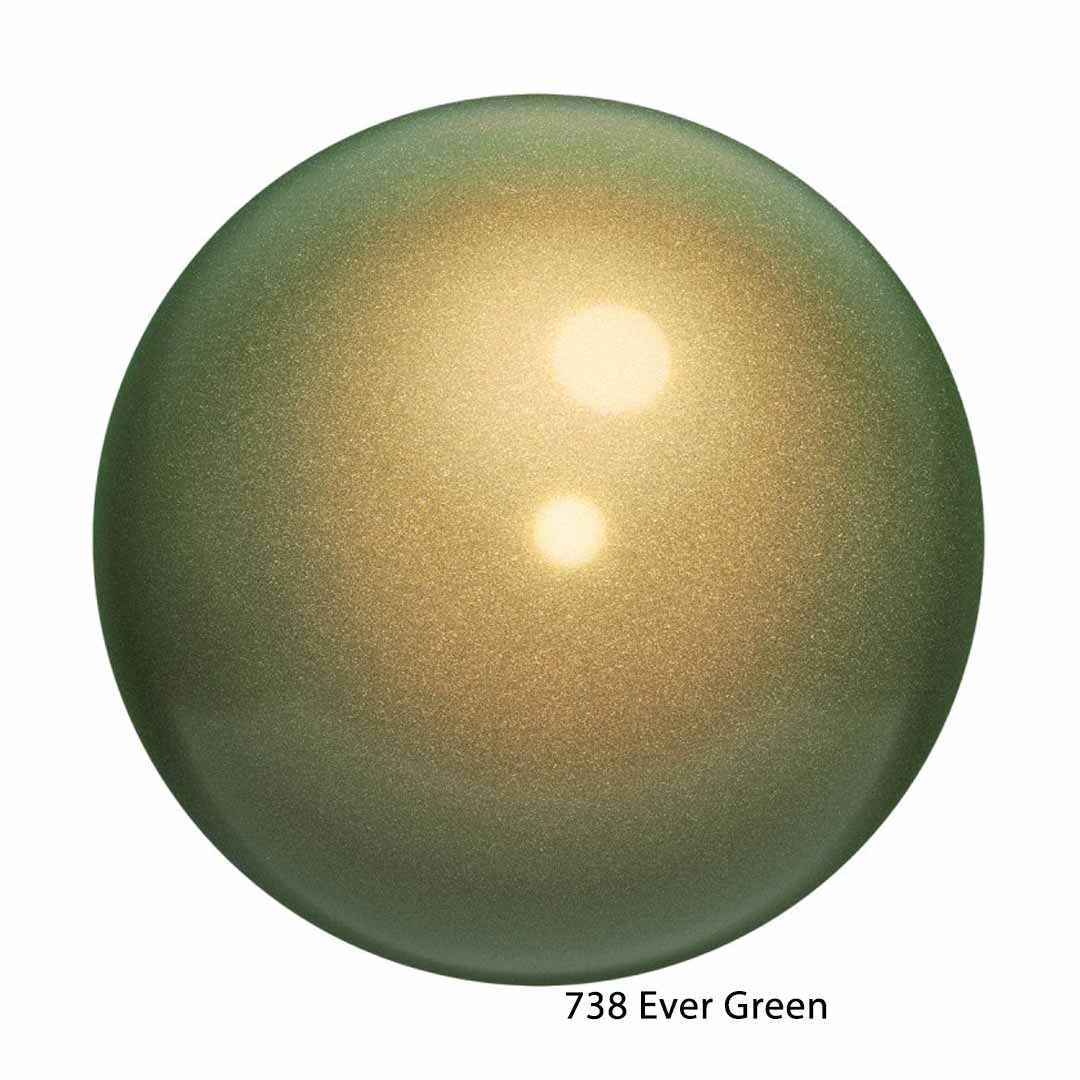 RG apparatus Chacott ball 18.5cm glossy evergreen code 738 for practice and training by OneSports UAE