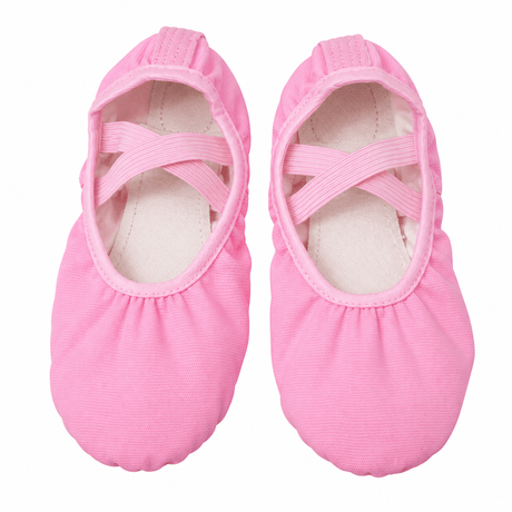 Bright Pink Ballet Dance Shoes - OneSports - #dubai