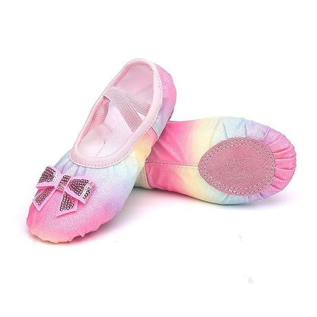 Sparkle Rainbow Ballet Shoes - OneSports - dubai