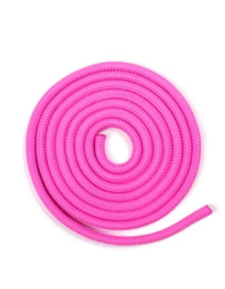 rose rhythmic gymnastics rope nylon 3m training by onesports.ae