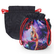 Black gymnastics ball bag for keeping rhythmic gymnastics balls clean and safe