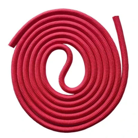 Red rhythmic gymnastics rope 3m nylon training rope for practice and routines by onesports.ae