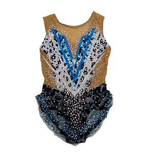 125 - 130cm Competition Leotard Bluebell - OneSports - dubai