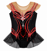 125-130 cm Competition Leotard Noir - OneSports - dubai