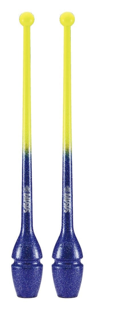sasaki luminous yellow cobalt blue Rhythmic Gymnastics Clubs 44cm FIG Approved OneSports UAE