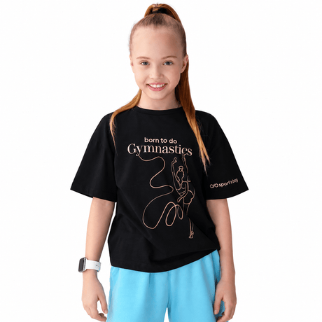 SS Gymnastics Born T Shirt For Girls - OneSports - #dubai