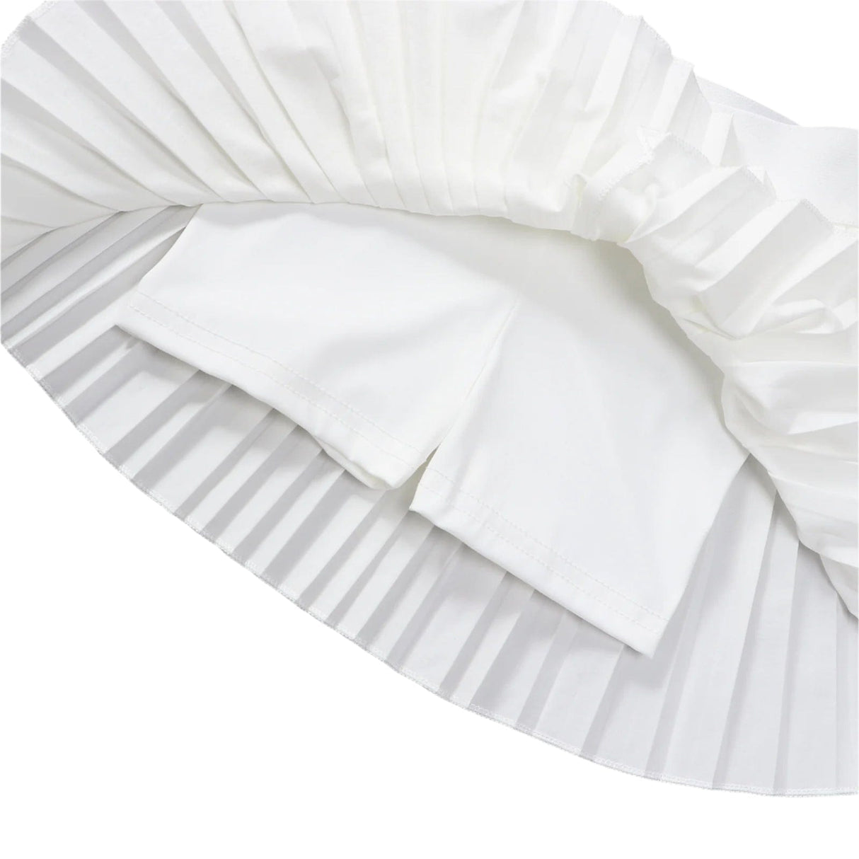 Skirt Shorts Plisse White