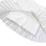 Skirt Shorts Plisse White