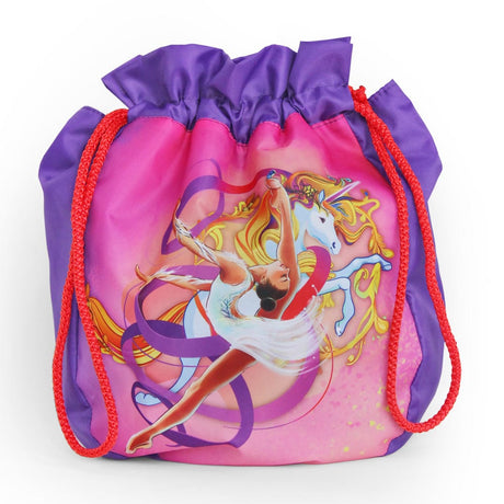 cute unicorn rhythmic gymnastics ball holder waterproof bag for young gymnasts by onesports uae