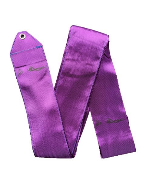 venturelli purple rhythmic gymnastics ribbon 5m lightweight fig approved by onesports uae