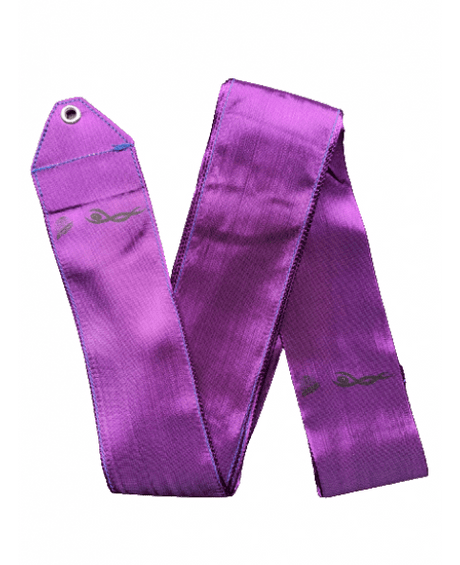 venturelli purple rhythmic gymnastics ribbon 5m lightweight fig approved by onesports uae